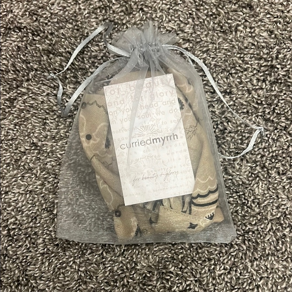 NWOT curriedmyrrh freebird turban headband - Tan